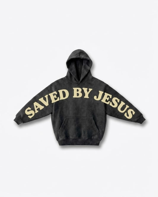 COFFEE - SAVED BY JESUS HOODIE BLUMINA